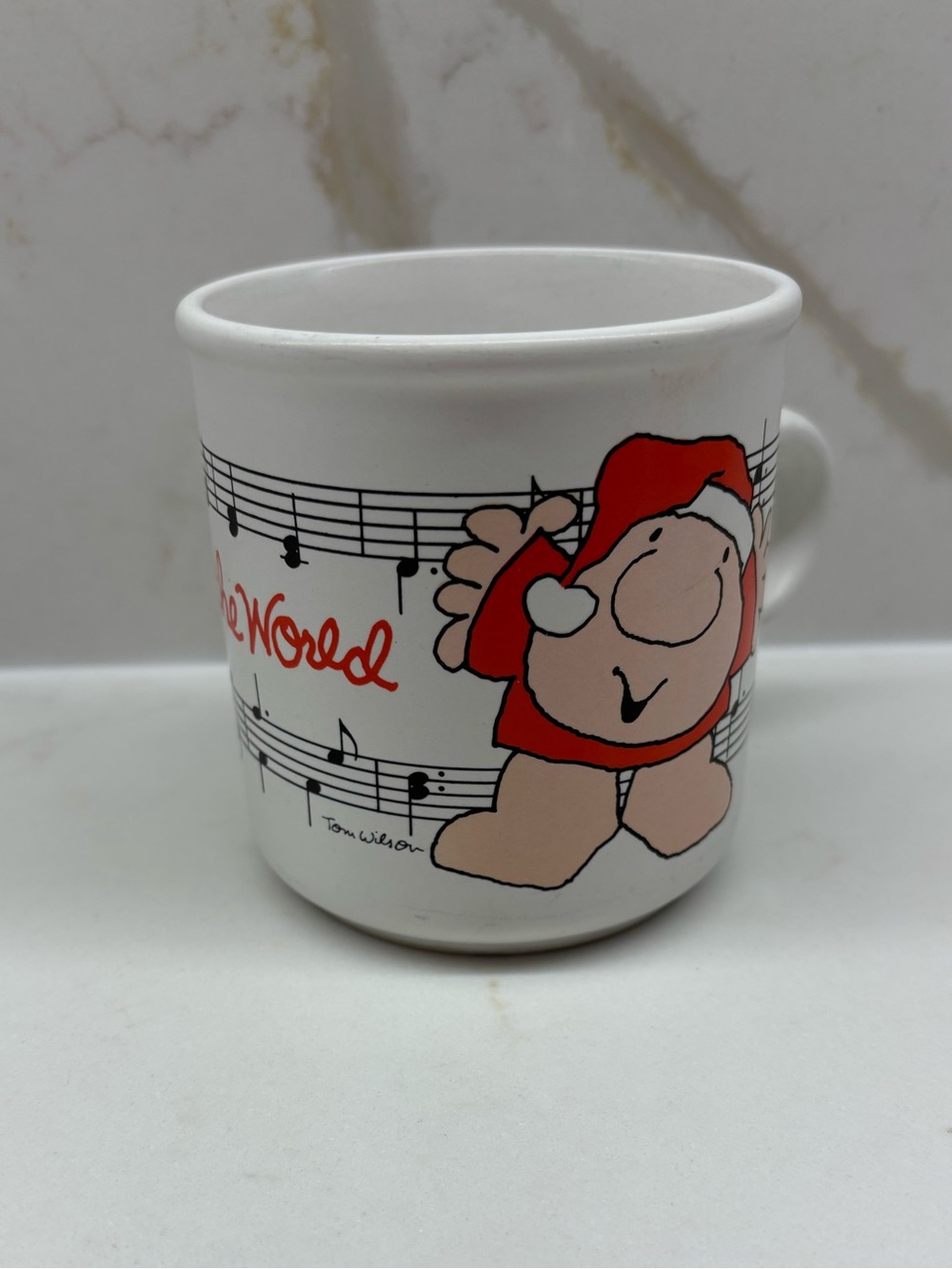 Vintage Ziggy as Santa ‘Joy To The World’ Mug Cup 1984 American Greetings